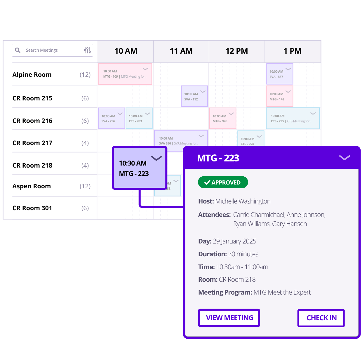 A Centralized Meeting Scheduler